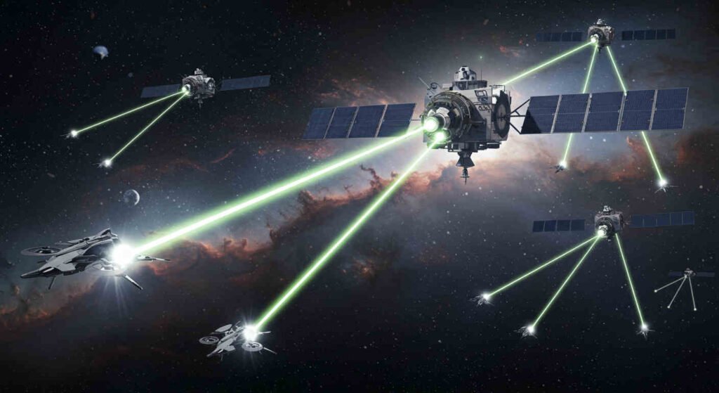 Drones with Solar Lasers