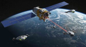 Drones with Solar Lasers