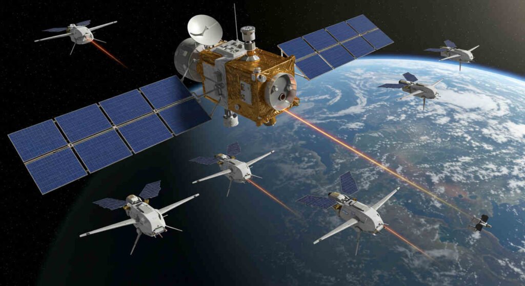 Drones with Solar Lasers